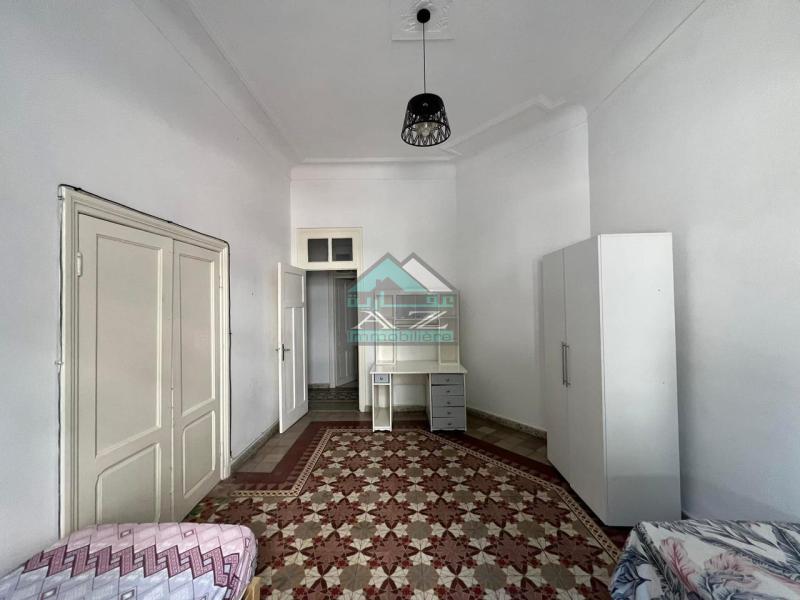 À Louer Courte durée – Grand S+3 Meublé (rez-de-chaussée) à Bizerte